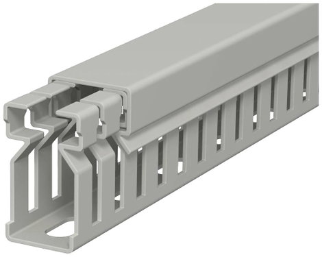OBO Bettermann 6178003 Kábelvezető csatorna (H x Sz x Ma) 2000 x 15 x 30 mm 1 db Kőszürke