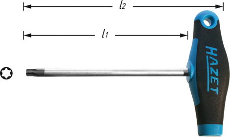 T markolatú torx csavarhúzó, Hazet 828-T25