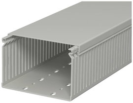 OBO Bettermann 6178061 Kábelvezető csatorna (H x Sz x Ma) 2000 x 120 x 80 mm 1 db Kőszürke