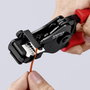 Huzalcsupaszító fogó alakkésekkel, 0,5-6 mm², AWG 20-10, Knipex 12 21 180 EAN 2. bélyegkép