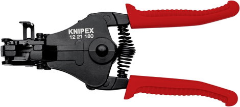 Huzalcsupaszító fogó alakkésekkel, 0,5-6 mm², AWG 20-10, Knipex 12 21 180 EAN 6. kép
