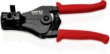 Huzalcsupaszító fogó alakkésekkel, 0,5-6 mm², AWG 20-10, Knipex 12 21 180 EAN 7. kép