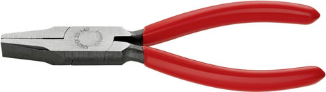 Laposfogó 140 mm, rövid, széles pofa, Knipex 20 01 140 2. kép