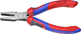 Laposfogó 160 mm, rövid, széles pofa, Knipex 20 02 160