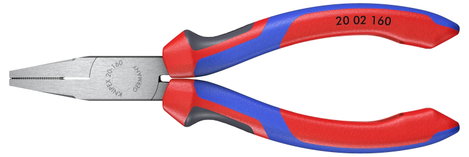 Laposfogó 160 mm, rövid, széles pofa, Knipex 20 02 160 3. kép