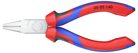 Laposfogó 140 mm, rövid, széles pofa, Knipex 20 05 140 2. kép