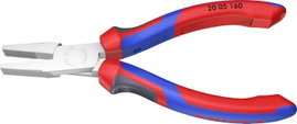 Laposfogó 160 mm, rövid, széles pofa, Knipex 20 05 160