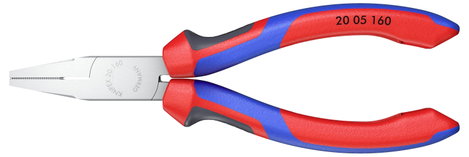 Laposfogó 160 mm, rövid, széles pofa, Knipex 20 05 160 3. kép