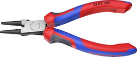 Kerek csőrű fogó 160 mm, rövid csőrrel, Knipex 22 02 160