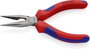 Fél-kerek csőrű fogó vágóéllel (Rádiófogó) 140 mm, hegyes, lapos pofa, Knipex 25 02 140 3. bélyegkép