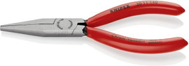 Hosszúcsőrű fogó 140 mm, hosszú, lapos, fogazott pofa, Knipex 30 11 140