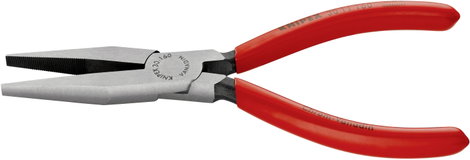 Hosszúcsőrű fogó 160 mm, hosszú, lapos, fogazott pofa, Knipex 30 11 160 3. kép