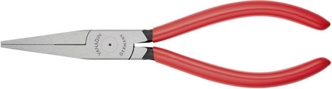 Hosszúcsőrű fogó 190 mm, hosszú, lapos, fogazott pofa, Knipex 30 11 190 2. kép