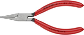 Markoló fogó finommechanikához 125 mm, lapos, hegyes pofa, Knipex 37 21 125