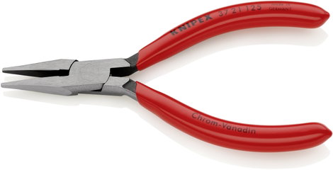 Markoló fogó finommechanikához 125 mm, lapos, hegyes pofa, Knipex 37 21 125 3. kép