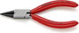 Markoló fogó finommechanikához 125 mm, kerek, hegyes pofa, Knipex 37 41 125 bélyegkép