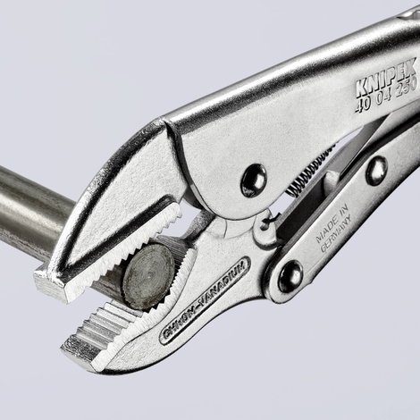Univerzális Grip fogó 250 mm, befogás Ø 35 mm, négyszög 30 mm, hatszög 32 mm, Knipex 40 04 250 EAN 3. kép