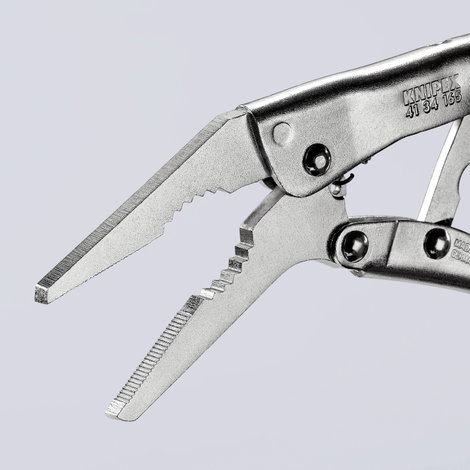 Univerzális Grip fogó 165 mm, befogás Ø 20 mm, négyszög 10 mm, hatszög 24 mm, Knipex 41 34 165