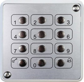 Kaiser Nienhaus 100620 Fém billentyűzet Falra szerelhető