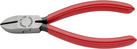 Oldalcsípőfogó, lágy/közepes/kemény huzal max.: Ø 3/2,3/1,5 mm, Knipex 70 01 125 EAN