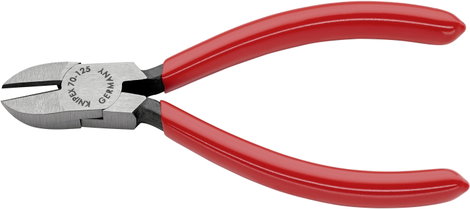 Oldalcsípőfogó, lágy/közepes/kemény huzal max.: Ø 3/2,3/1,5 mm, Knipex 70 01 125 EAN 3. kép