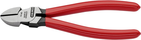 Oldalcsípő fogó, lágy/közepes/kemény huzal max.: Ø 4/2,8/2 mm, Knipex 70 01 160 EAN 2. kép