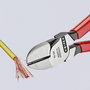 Oldalcsípő fogó, lágy/közepes/kemény huzal max.: Ø 4/2,8/2 mm, Knipex 70 01 160 EAN 3. bélyegkép