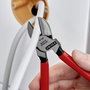 Oldalcsípő fogó, lágy/közepes/kemény huzal max.: Ø 4/2,8/2 mm, Knipex 70 01 160 EAN 4. bélyegkép