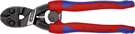 Kompakt csapszeg-vágó 200 mm, 370 g, Knipex CoBolt 71 32 200 2. kép