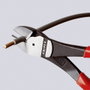 Erőkímélő oldalcsípőfogó, közepes/kemény/zongora huzal max.: Ø 4,2/3/2,5 mm, Knipex 74 01 200 2. bélyegkép