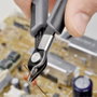 ESD hegyescsőrű elektronikai csípőfogó 125 mm Knipex Super-Knips 78 71 125 ESD 4. bélyegkép