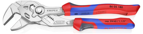 Fogókulcs és csavarkulcs egyetlen szerszámban 180 mm, befogás: 1 3/8" , Knipex 86 05 180 2. kép