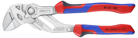 Fogókulcs és csavarkulcs egyetlen szerszámban 180 mm, befogás: 1 3/8" , Knipex 86 05 180 3. kép