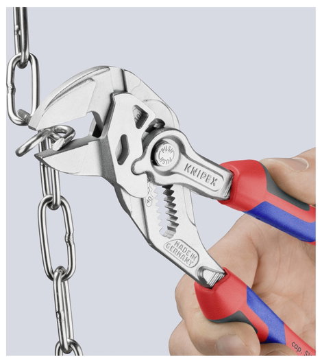 Fogókulcs és csavarkulcs egyetlen szerszámban 180 mm, befogás: 1 3/8" , Knipex 86 05 180 6. kép