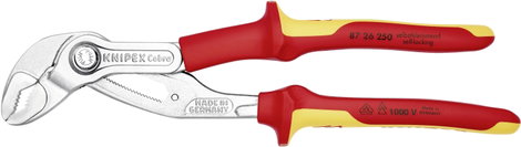 Knipex Cobra VDE Hightech vízpumpafogó 250 mm, karcsú, befogás: Ø 50 mm (2&quot ) 87 26 250 3. kép