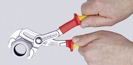 Knipex Cobra VDE Hightech vízpumpafogó 250 mm, karcsú, befogás: Ø 50 mm (2&quot ) 87 26 250 5. kép
