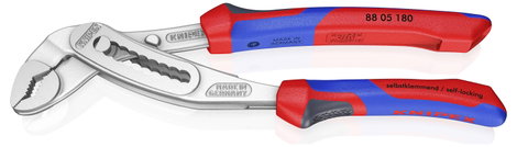 Vízszivattyú fogó 180 mm, krómozott, befogás: Ø 42 mm (1 1/2&quot ), Knipex Alligátor 88 05 180 2. kép
