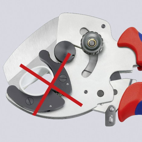 Csővágó többrétegű és műanyag csövekhez 210 mm, Knipex 90 25 40 5. kép