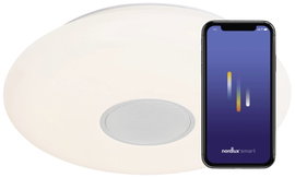 Smart LED-es mennyezeti lámpa 21 W, fehér, Nordlux 2110886101 Djay 40