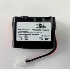 WEDICO-models Akkucsomag, NiMH 12 V 2100 mAh AMP