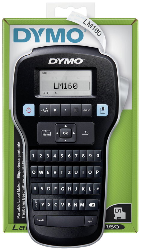 DYMO LabelManager 160 Feliratozó készülék Alkalmas feliratozó szalag: D1 6 mm, 9 mm, 12 mm 2. kép