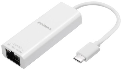 EDIMAX EU-4306C Hálózati adapter 10 / 100 / 1000 MBit/s USB-C®, RJ45