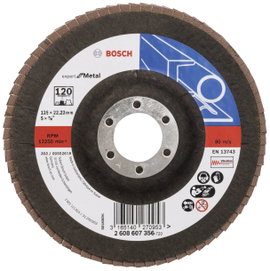 Bosch Accessories 2608607356 X551 Felületcsiszoló korong Ø 125 mm Furat átmérő 22.33 mm Acél 1 db