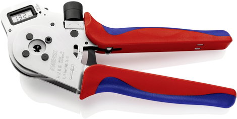 Négy tüskés sajtoló fogó elforgatott érintkezőkhöz, krómozott, Knipex 97 52 65 DG 2. kép