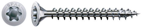 SPAX SPAX Seko-T 1191010400253 Facsavar 4 mm 25 mm Torx, E TORX Acél Galvanikusan cinkezett 200 db