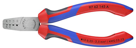 Krimpelő fogó érvéghüvelyekhez 145 mm, polírozott fej, Knipex 97 62 145 A 2. kép