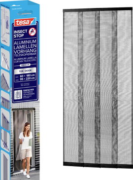 Lamellás szúnyogháló ajtóra, (H x Szé) 2,2 x 0,95 m, tesa® Standard