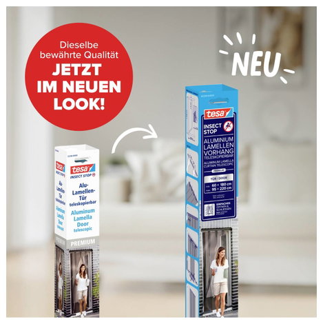 Lamellás szúnyogháló ajtóra, (H x Szé) 2,2 x 0,95 m, tesa® Standard 2. kép
