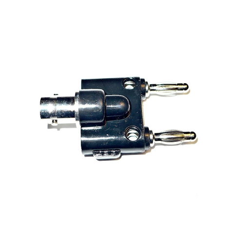 Mueller Electric BU-00260 Mérőadapter BNC aljzat - Banándugó Ezüst