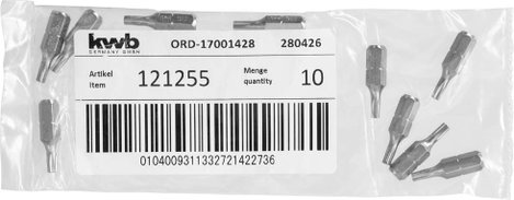 kwb 121255 Hatlap bit T 15 Acél 1 db 2. kép